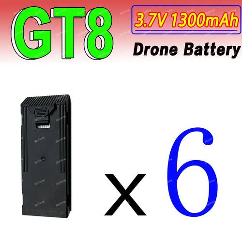 Load image into Gallery viewer, Original GT8 Battery 3.7V 1300MAh Battery For GT8 Screen Drone 4K Professional RC Quadcopter Replacement GT8 Accessory Parts
