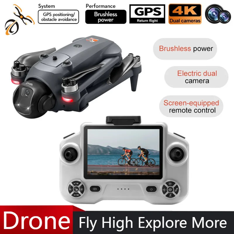 NEW YL059 Mini RC Quadcopter 4K Drone HD Camera FPV GPS Flight Optical Flow Positioning Long battery life RC Toy Boy Gift Dron