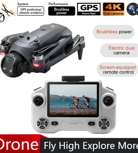 NEW YL059 Mini RC Quadcopter 4K Drone HD Camera FPV GPS Flight Optical Flow Positioning Long battery life RC Toy Boy Gift Dron