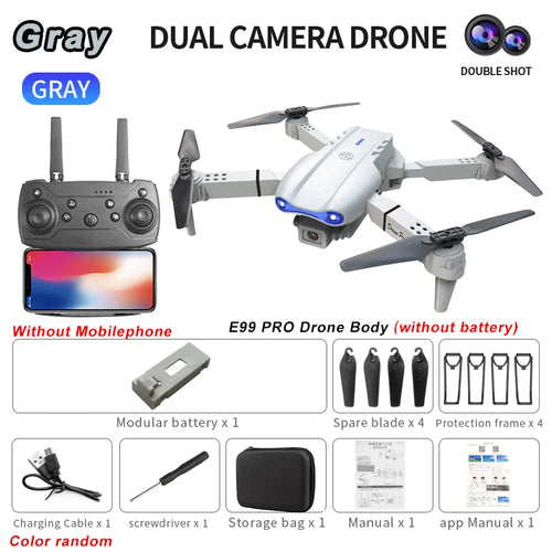 Load image into Gallery viewer, 2024 E99Pro RC Drone 4K Professinal With 1080P Wide Angle HD Camera Foldable Helicopter WIFI FPV Height Hold Gift Toy
