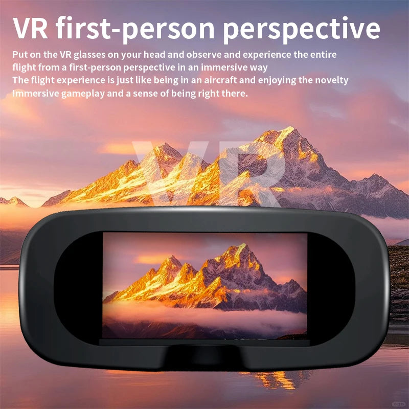 2025 New H21 VR Drone 4K HD Professional 90° ESC Camera Brushless motor Optical flow hovers Quadcopter Drones Gifts Toys