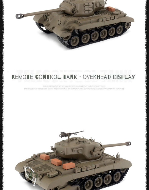 Load image into Gallery viewer, 1:16 Henglong 3838-1 American M26 Pershing Heavy Tank RC Model  Metal Tank Simulation Model Remote Control Athletic Toys
