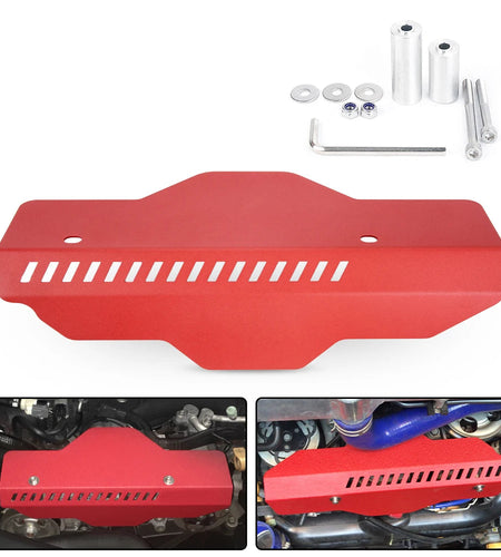 RASTP-Alternator Pulley Belt Cover Aluminum For Perrin Subaru Impreza 02-14 WRX 04-17 STi RS-EM1087