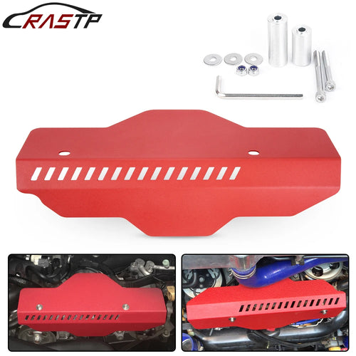 Load image into Gallery viewer, RASTP-Alternator Pulley Belt Cover Aluminum For Perrin Subaru Impreza 02-14 WRX 04-17 STi RS-EM1087
