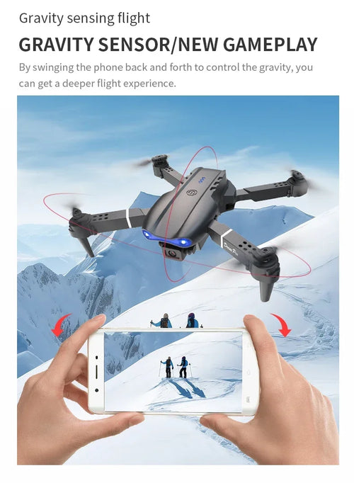 Load image into Gallery viewer, 2024 E99Pro RC Drone 4K Professinal With 1080P Wide Angle HD Camera Foldable Helicopter WIFI FPV Height Hold Gift Toy
