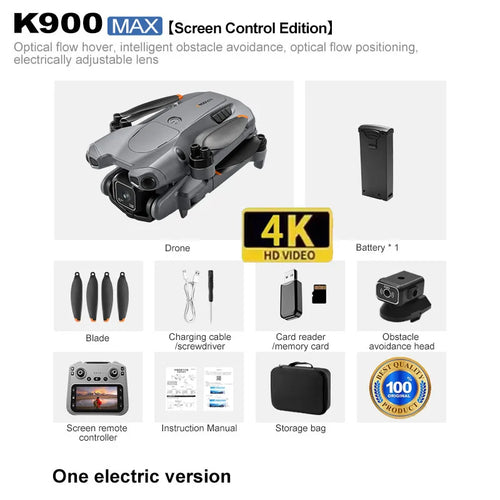 Load image into Gallery viewer, 2026 K900 MAX GPS 8K Drone Fishing Air Drop Automatic Turnaround 5G Screen Obstacle Avoidance Drone Professional Camera
