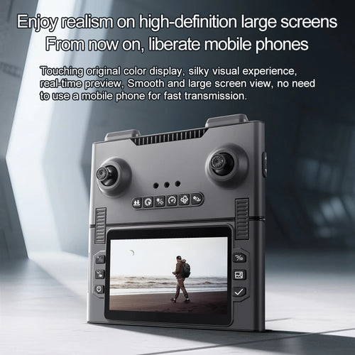 Load image into Gallery viewer, 2025 New M66 Drone HD Folding Remote Control With Camera And Screen 5G FPV Camera Quadcopter Brushless Motor RC Quadcopter
