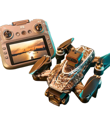 New D13 Drone 4K with Screen Remote Control Professional Brushless Motor Laser Obstacle Avoidance Foldable Quadcopter RC Toy