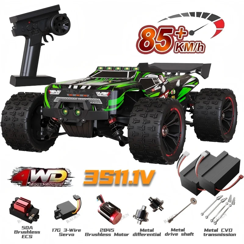 PRO 85KM/H High Speed RC Car Brushless 4WD Off-Road Drift Remote Control Car 1:16 Professional Racing Cars SCY9522 50KM/H