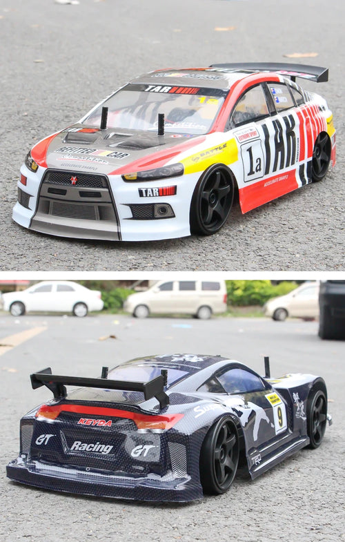 Load image into Gallery viewer, 1:10 70km/h High-speed Drift Remote Control Car 2.4G 4WD Rc Off-road Vehicle Dual-speed Rc Car Children's Christmas Gift
