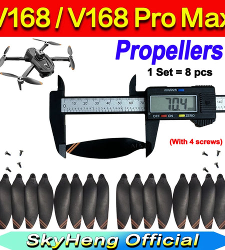 V168 ProMAX Propeller Original V168 Spare Blades Maple Leaf For V168 Pro Drone Propellers Accessories Parts