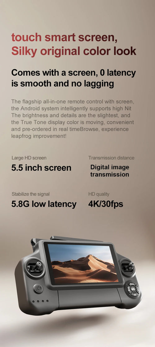 Load image into Gallery viewer, ZLL A25 PRO GPS Drone 8K Camera 3-Axis Gimbal WIFI Obstacle Avoidance Touch Screen FPV Brushless EIS Electronic RC Quadcopter ﻿
