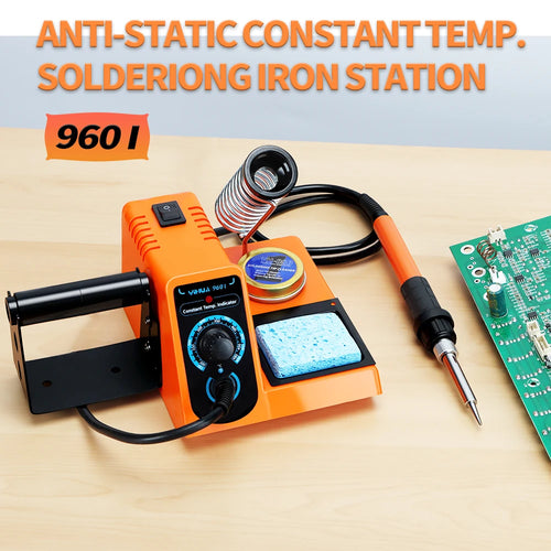 Load image into Gallery viewer, YIHUA 926LED-III Digital Electric Soldering Iron Kit with Helping Hands 960I Adjustable Temperature Portable Soldering Station
