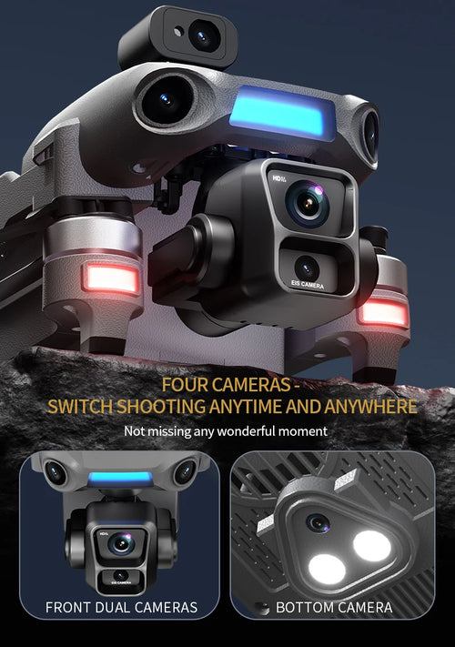 Load image into Gallery viewer, S880 Flagship Drone 8K Dual Cameras 3-Axis Gimbal 5G FPV GPS Return TouchScreen RC Obstacle Avoidance Optical Flow Hovering Dron
