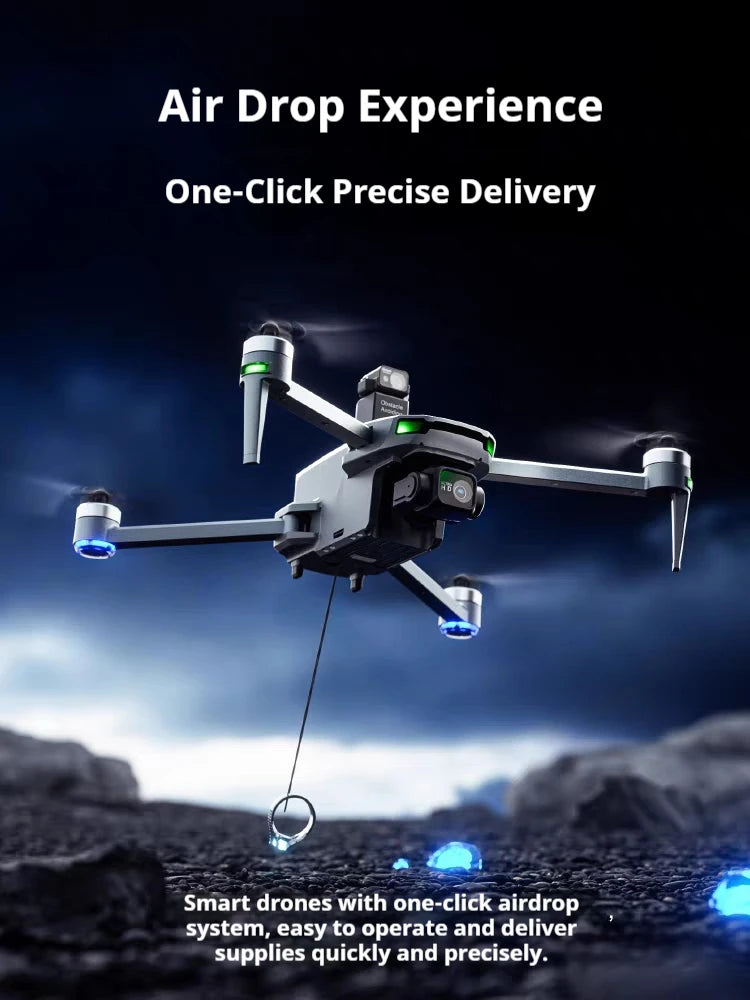 SG603 Pro Drone GPS 8K HD Camera Aerial EIS Anti-Shaking 5G WIFI Folding Drones Brushless Obstacle Avoidance Touchscreen RC UAV
