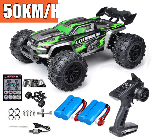 Load image into Gallery viewer, Rc Car Off Road 4x4 High Speed 75KM/H Remote Control Car With LED Headlight Brushless 4WD 1/16 Monster Truck Toys For Boys Gift

