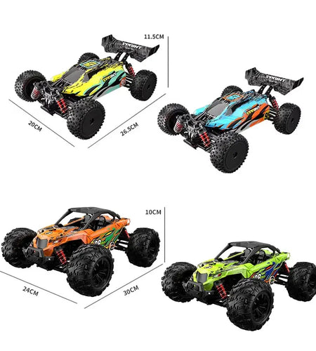 1:16 4WD RC Car 60KM/H Or 36KM/H With LED 2.4G Remote Control Cars High Speed Drift Monster 4x4 Truck For Kids VS Wltoys 144001