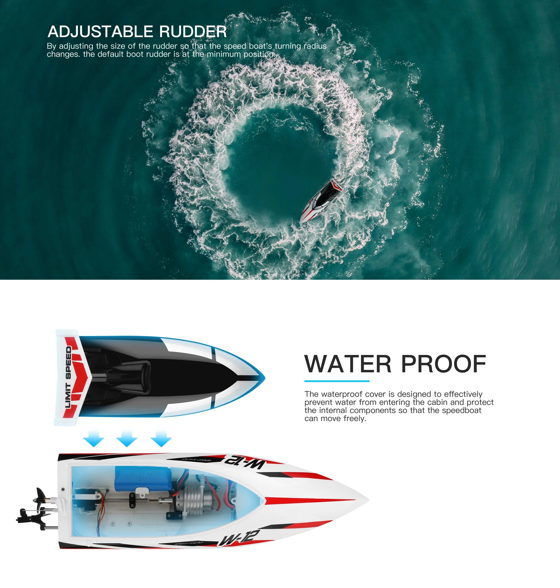 WLtoys WL916 WL912-A RC Boat 2.4Ghz 55KM/H 35KM/H High Speed Racing Watercraft Remote Control Speedboat Toys For Children