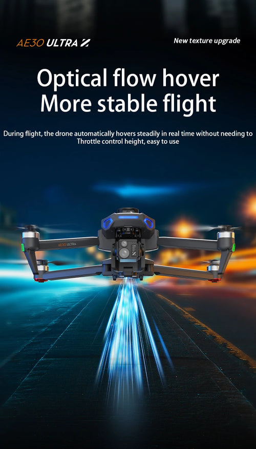 Load image into Gallery viewer, AE30 Ultra GPS Drone 4K Profesional HD Camera 3-Axis Gimbal Brushles Airdrop RC Quadcopter 5.5inch Screen Control Fishing Drones
