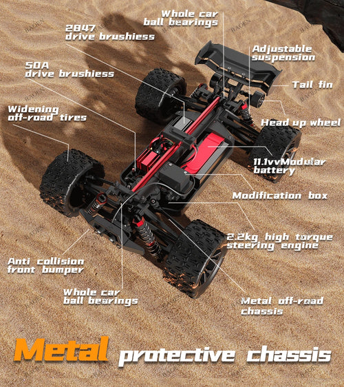 Load image into Gallery viewer, PRO 85KM/H High Speed RC Car Brushless 4WD Off-Road Drift Remote Control Car 1:16 Professional Racing Cars SCY9522 50KM/H
