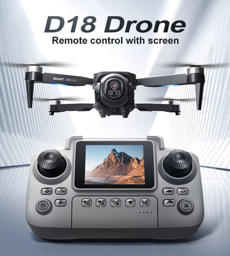 D18 GPS Drone 8K Aerial HD Dual Camera Intelligent Obstacle Avoidance Brushless Power 5G WIFI GPS Return Screen RC Drone