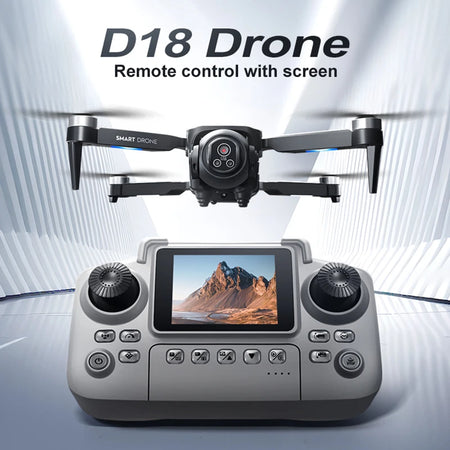 D18 GPS Drone 8K Aerial HD Dual Camera Intelligent Obstacle Avoidance Brushless Power 5G WIFI GPS Return Screen RC Drone