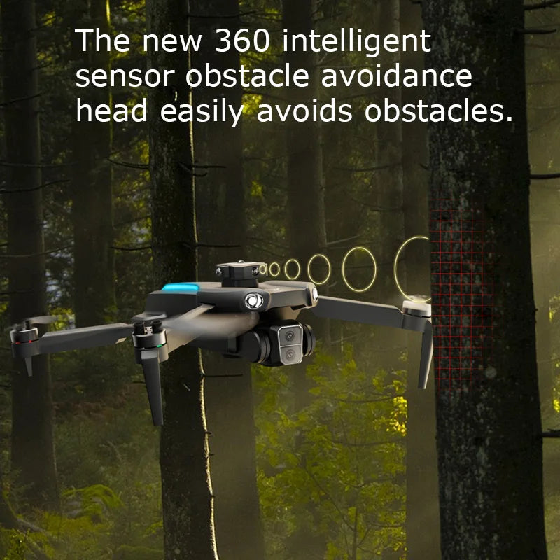 SG109 Pro Mini  Drone 8K Profesional with HD Camera 5G WiFi GPS Folding 4-Axis anti Shake Gimbal Brushless Motoror Quadcopter Ne