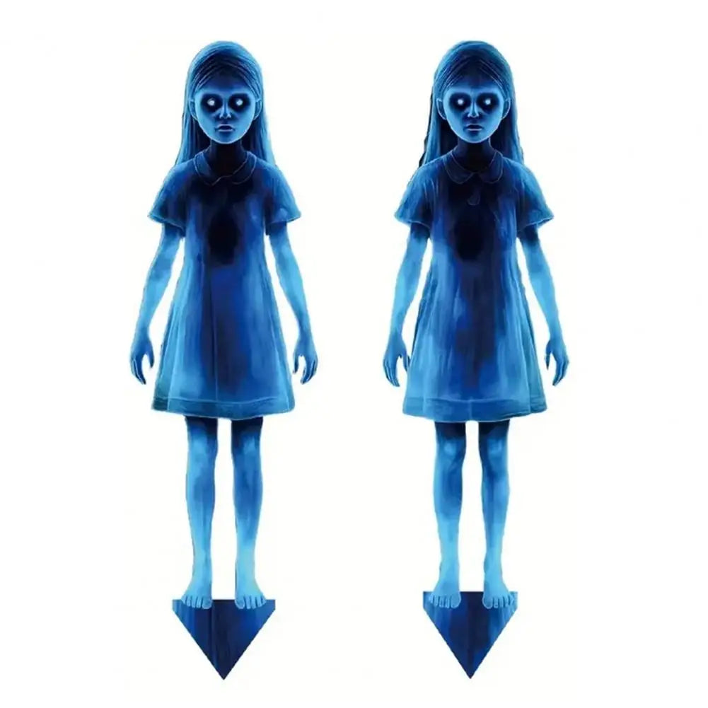 Halloween Decorations Large Scary Ghost Spooky Movie Halloween Door Banner Indoor Outdoor Haunted House Themed Decoration