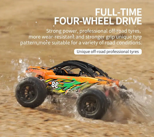 Load image into Gallery viewer, 1:16 4WD RC Car 60KM/H Or 36KM/H With LED 2.4G Remote Control Cars High Speed Drift Monster 4x4 Truck For Kids VS Wltoys 144001
