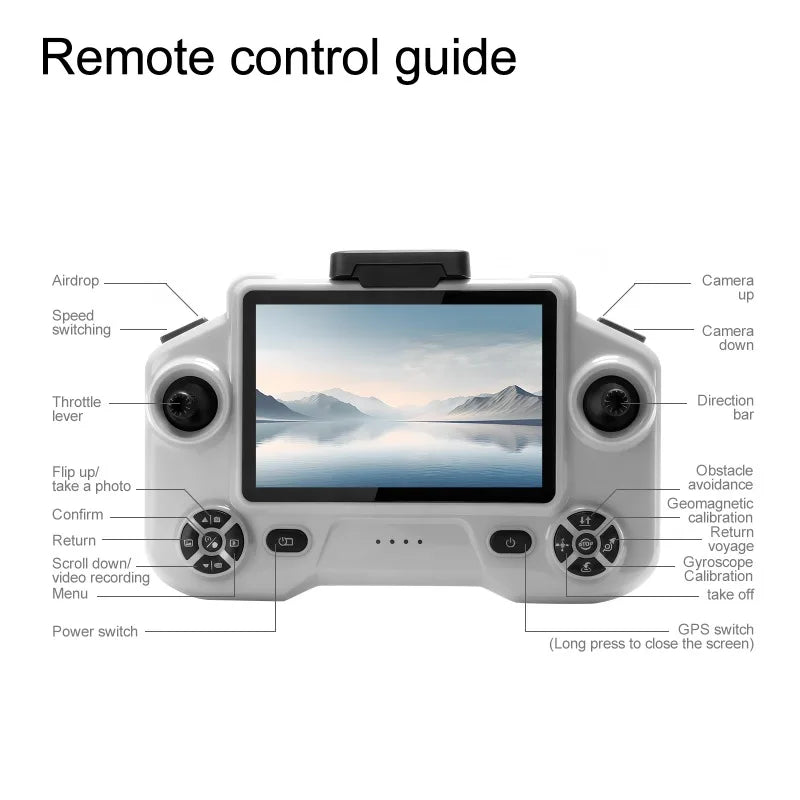 NEW YL059 Mini RC Quadcopter 4K Drone HD Camera FPV GPS Flight Optical Flow Positioning Long battery life RC Toy Boy Gift Dron