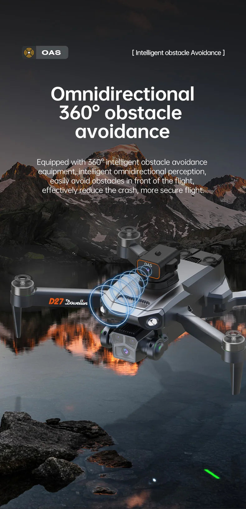 D27 upgraded version with screen LCD RC drone GPS professional aerial photography long endurance intelligent aircraf