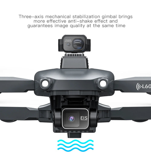 Load image into Gallery viewer, 2025 New L600 PRO MAX GPS Drone 5KM 4K Professional HD Dual Camera 3-Axis Gimbal 360 Obstacle Avoidance Brushless Quadcopter Toy
