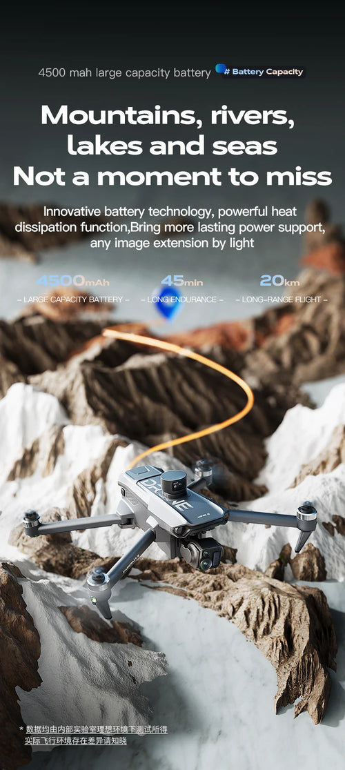 Load image into Gallery viewer, 2025 Wing 6 Professional 8K High-Definition Aerial Photography GPS Drone 3-Axis Mechanical Brushless Stabilization Gimbal 20km
