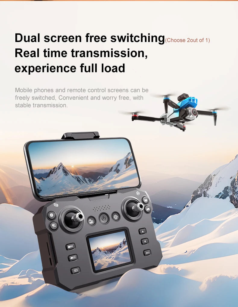K16 Uav Aerial Photography 8K High-Definition Camera Screen Controlled Version Foldable Four-Axis Remote Control Aircraft Toys