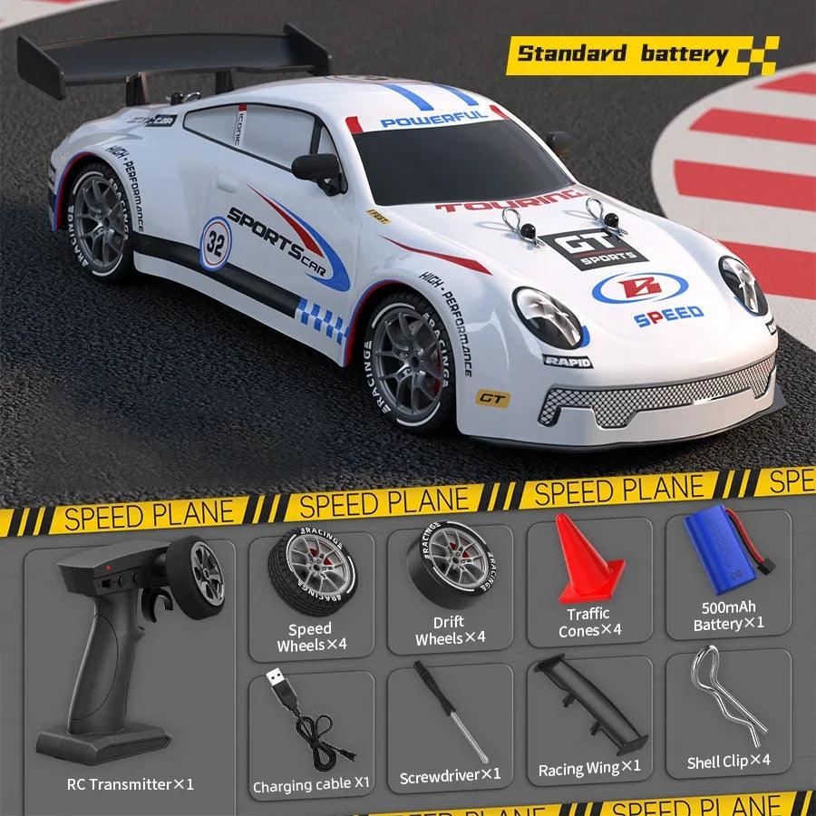 RC High Speed Racing 1/16 4WD Remote Control Drift Car Professional 2.4G Redio Controlled Cars Vehicle Model Kid Christmas Gifts