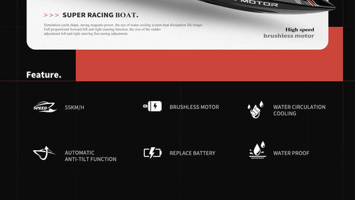 Load image into Gallery viewer, WLtoys WL916 WL912-A RC Boat 2.4Ghz 55KM/H 35KM/H High Speed Racing Watercraft Remote Control Speedboat Toys For Children
