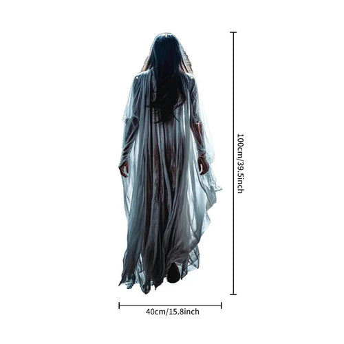 Load image into Gallery viewer, 2D Halloween Horror Evil Pumpkin Man hanging Background Cloth Halloween Terror Atmosphere Indoor and Outdoor Decoration Supplies
