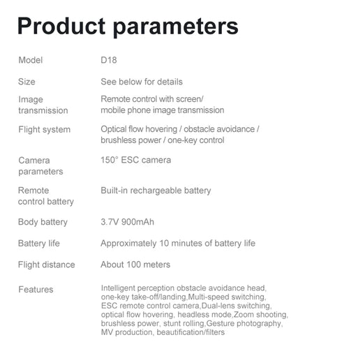 Load image into Gallery viewer, D18 GPS Drone 8K Aerial HD Dual Camera Intelligent Obstacle Avoidance Brushless Power 5G WIFI GPS Return Screen RC Drone
