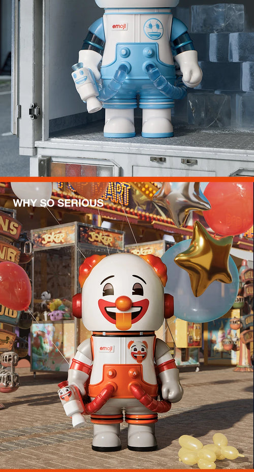 Load image into Gallery viewer, POP MART MEGA SPACE MOLLY 100% × emoji Series 1PC/9PCS POPMART Blind Box Action Figure Cute Toy
