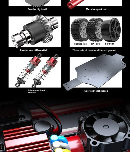Load image into Gallery viewer, Hyper Go MJX 14301 14302 14303 1 / 14 4WD RC car 65 km / h brushless 2.4G remote control car off road high speed RC cars toys

