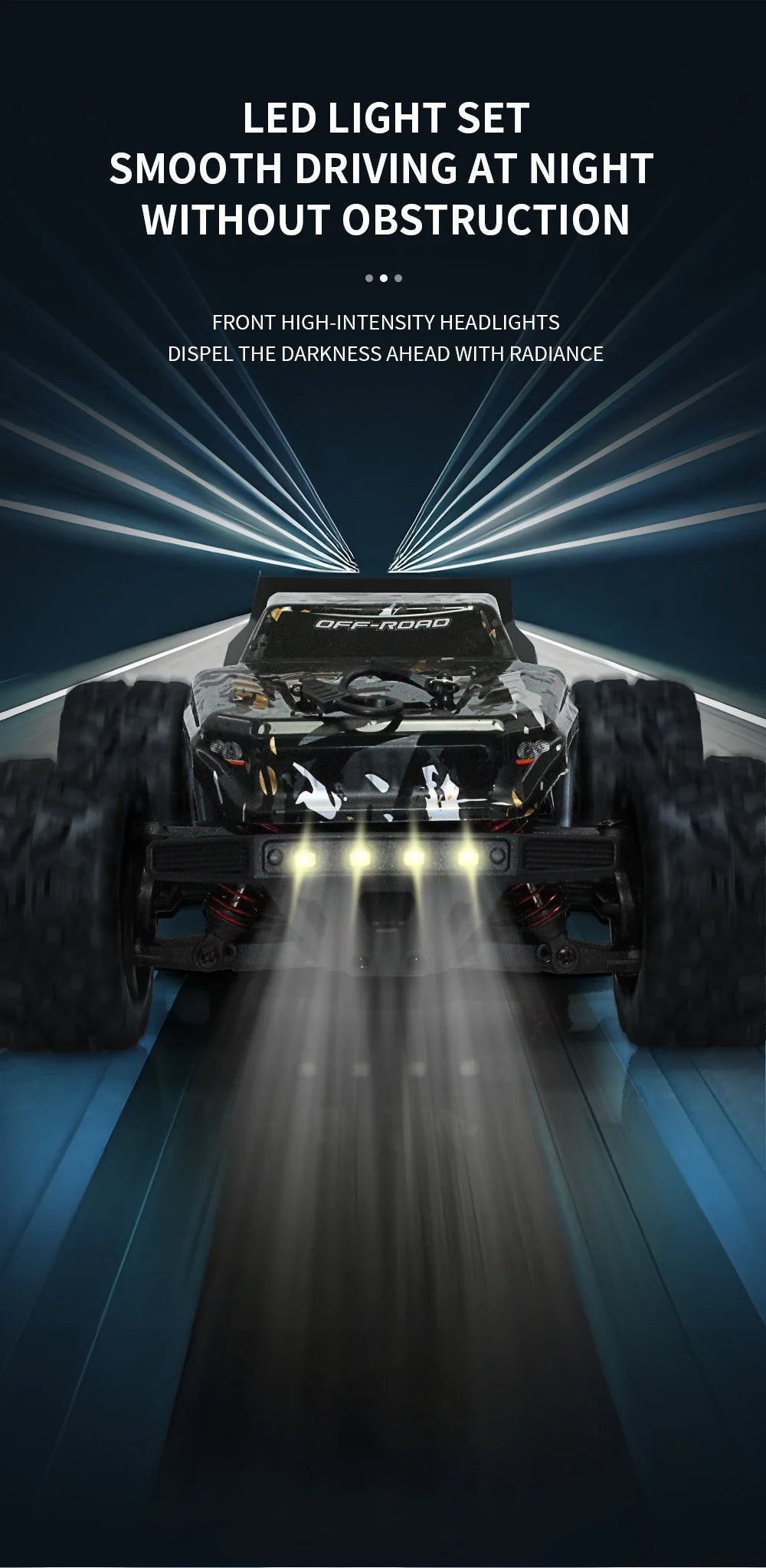 80KM/H 1:18 Full Scale High Speed RC Truck Car 4WD Off Road Independent Suspension Brushless Drift Racing Remote Control Car Toy