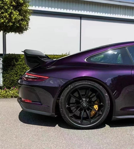Midnight Purple Car Wrap Companies Glossy Metallic Vinyl Car Body Film