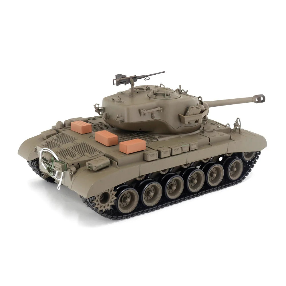 1:16 Henglong 3838-1 American M26 Pershing Heavy Tank RC Model  Metal Tank Simulation Model Remote Control Athletic Toys