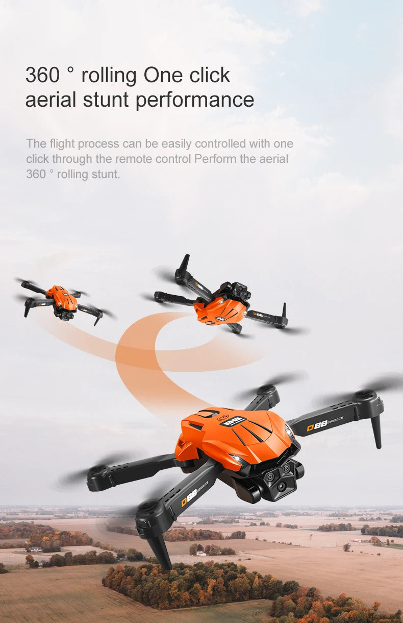 Xiaomi D88 Drone HD 8K Dual Camera Professional Aerial Photography Optical Flow Hovering Gesture Shooting Folding Quadcopter ﻿
