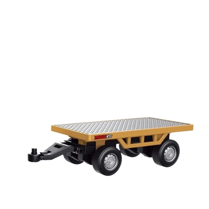 1/64 Remote-controlled alloy forklift Engineering vehicle Tabletop toys Model Collection Gift For Boys