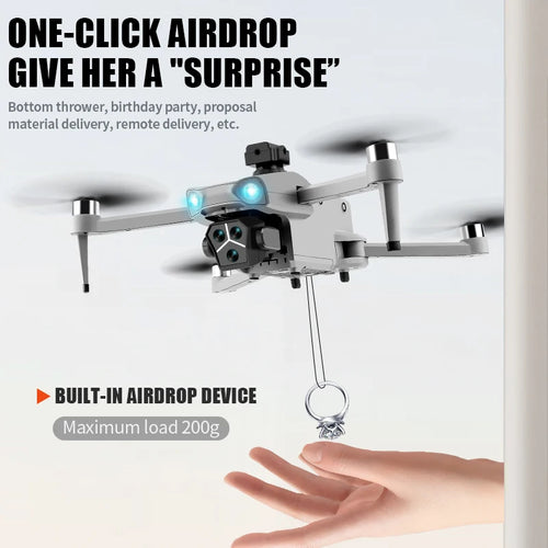 Load image into Gallery viewer, T01 Mini Drone with 4K HD Camera 4.5&#39; Touch Screen GPS Obstacle Avoidance Brushless Motor - Folding Quadcopter for Photography

