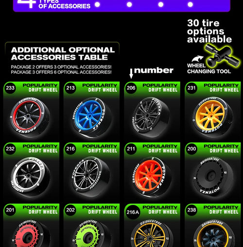 Load image into Gallery viewer, Rc Car 4WD Drift Racing 2.4G Dual Motors 40km/H 40 Minutes Long Battery Life 1:16 GTR Remote Control Car Outdoor Racing Car Toys
