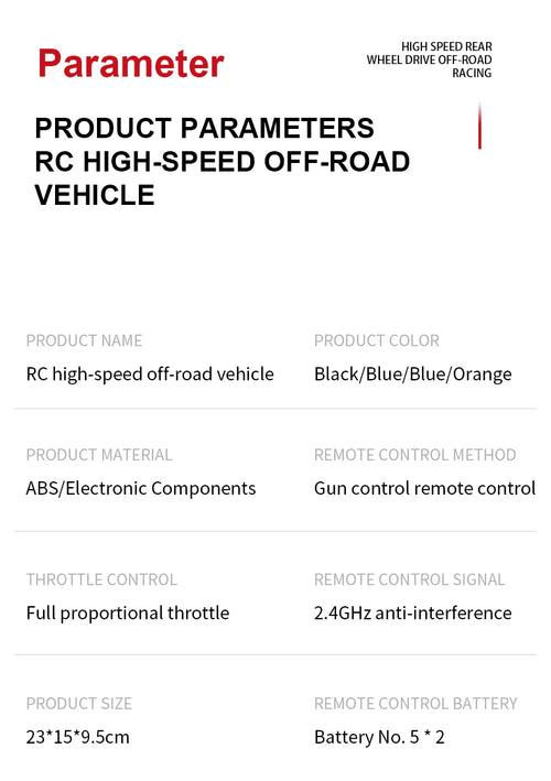 Load image into Gallery viewer, ZWN 1:16 20KM/H RC Car With LED Light 2.4G High Speed Off-Road Climbing 2WD Remote Control Car Toy Gifts for Boys Girls Kids
