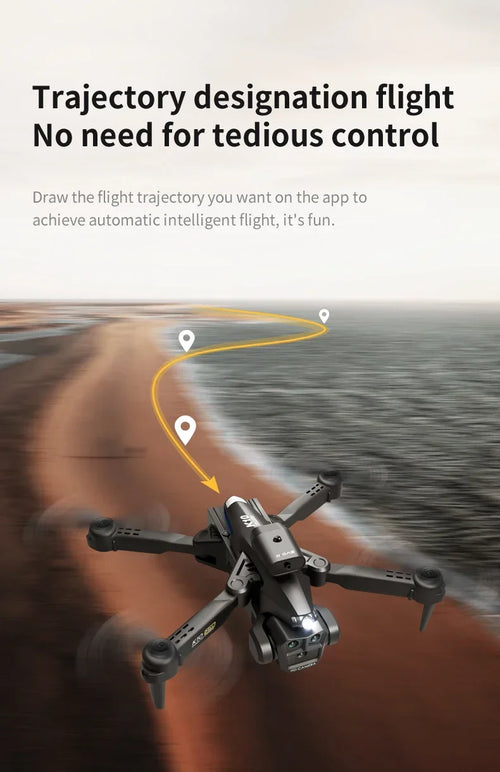 Load image into Gallery viewer, New K10Max Mini Drone 4K Professinal Three Camera Wide Angle Optical Flow Localization Four-way Obstacle Avoidance RC Quadcopter
