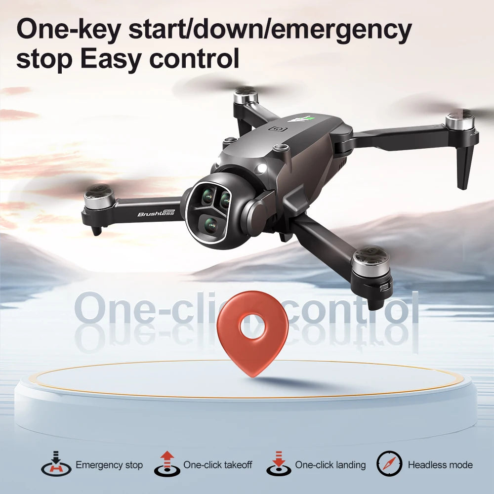 2025 NEW M7 Drone with Large Screen 5G  HD EIS Camera Brushless RC Quadcopter Drone Aerial Photography Gifts